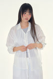 Pure line sheer shirt