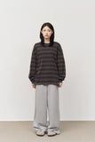 (W) Hole Wide Sweatpants