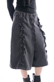 Yuna frill bermuda shorts