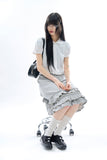 Cressy frill cotton blouse