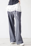 Lunine shirring layered pants