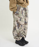 Camo boucle fleece pants