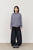 (W) Cody Highneck Striped Top