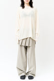 (W) Under Pleats Pants