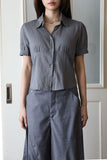 Russ See-Through Short Sleeve Shirt