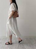 [Setup Available] Denma Cargo Banding Flare Skirt