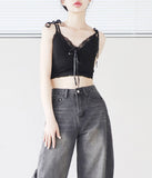 Roven lace strap sleeveless