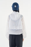 Drop see-through windbreaker jumper