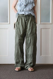 Piping Wrinkle Banding Pants