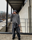 Pigment Henley Neck Waffle Long Sleeve