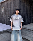 Dirty Spray Logo Half Knit