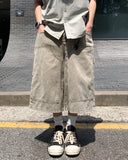 Vintage double knee bermuda pants