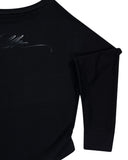 ONE-SHOULDER LONG SLEEVE T-SHIRT
