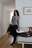 Eyelet Square Mule