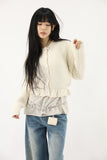 Crop Care Knitting Cardigan