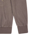 WAFFLE PIGMENT LOOSE HOOD ZIP-UP