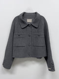 [handmade] Slow Pocket Wool Handmade Short Jacket