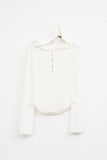 (W) Roa Stud Hooded Top