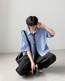 Pinto Stripe Crop Shirt