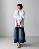 Damon Crop Wide Denim