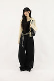 Bohemian Studded Black Pants