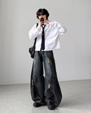 Bezel Balloon Wide Denim