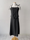 [Setup Available] Suet Stripe Bustier
