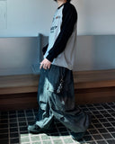 Premium Linen Balloon Cargo Banding Denim