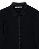 CUFFS COLLAR CARDIGAN T-SHIRT