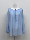 Meringue Two Way Shirring Loose Fit Blouse