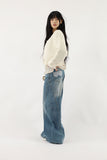 Bohemian Lace Wide Denim