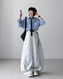 Sochi Gray Balloon Denim