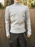 [1+1] Basic Soft Rib Turtleneck Knit