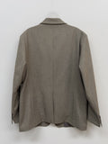 Unbalanced One Button Loose Fit Single Jacket