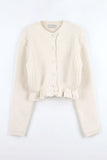 Crop Care Knitting Cardigan