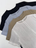 Yoru Belted Half Blouse