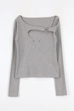 Noi Button Round Tee