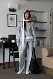 Leather belt string pants