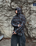 Vintage Check Hood Shirt