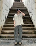 Deep Dyeing Cargo Pocket Pants