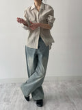 Gente Two Pocket See-Through Blouse