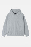 Fleece crop pullover hood
