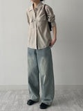 Gente Two Pocket See-Through Blouse
