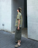 Garments Washed Cut Bermuda Pants