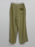 Ethnic Seersucker Wide Pants