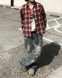Flare Destroyed Denim