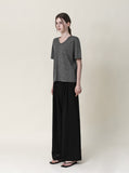 Linen Blend Short Sleeve T-Shirt
