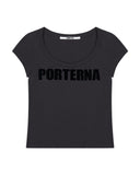 U-NECK LOGO T-SHIRT