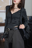ST Deep V Snap Tee