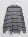 Symbol Stripe Overfit Collar Knit